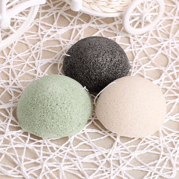 Pure Konjac Japanese Sponge - 3 Colors - FeetyWeety