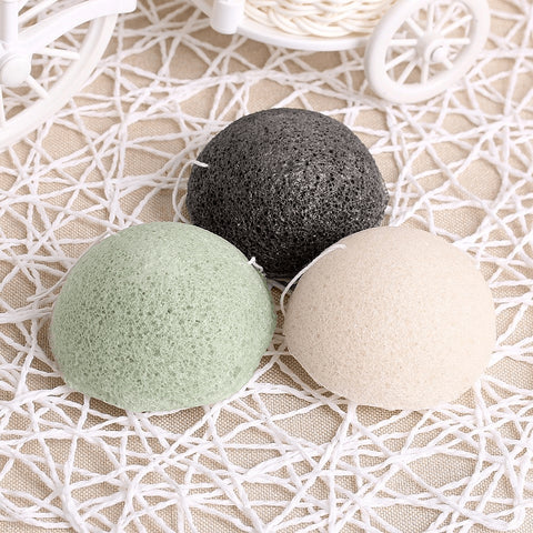 Pure Konjac Japanese Sponge - 3 Colors - FeetyWeety