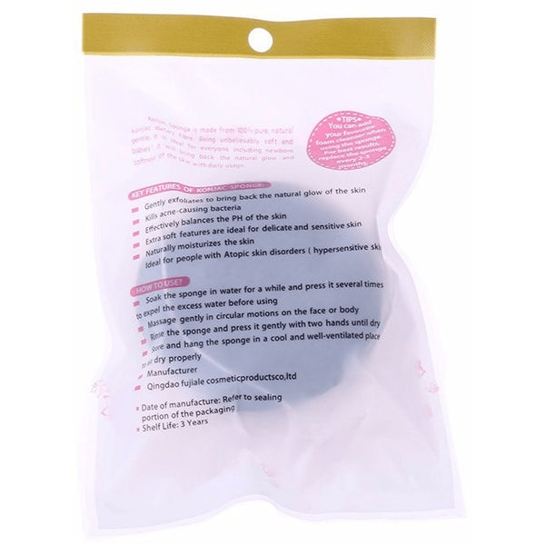 Pure Konjac Japanese Sponge - 3 Colors - FeetyWeety