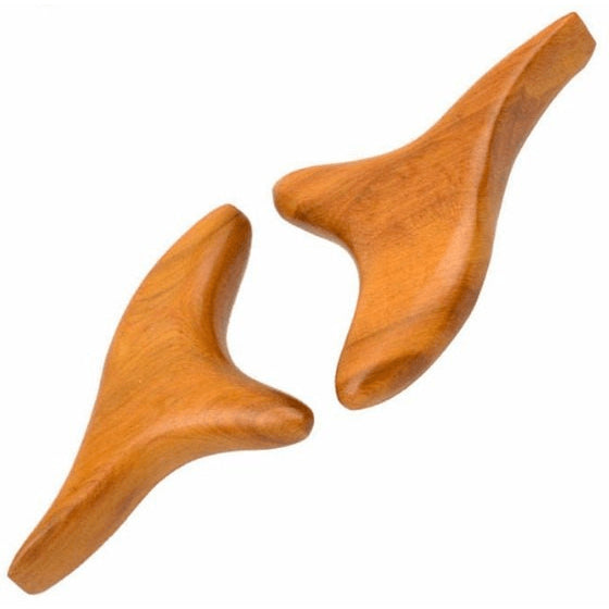 Handmade Acupressure Mahogany Trident - FeetyWeety