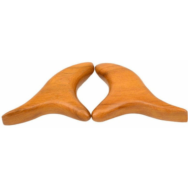 Handmade Acupressure Mahogany Trident - FeetyWeety