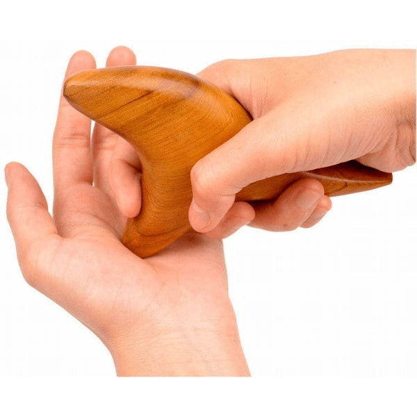 Handmade Acupressure Mahogany Trident - FeetyWeety