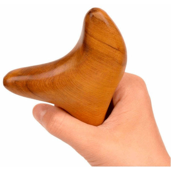Handmade Acupressure Mahogany Trident - FeetyWeety