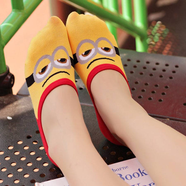 Ladies' Invisible Minions Ankle Socks - 5 Variants - FeetyWeety