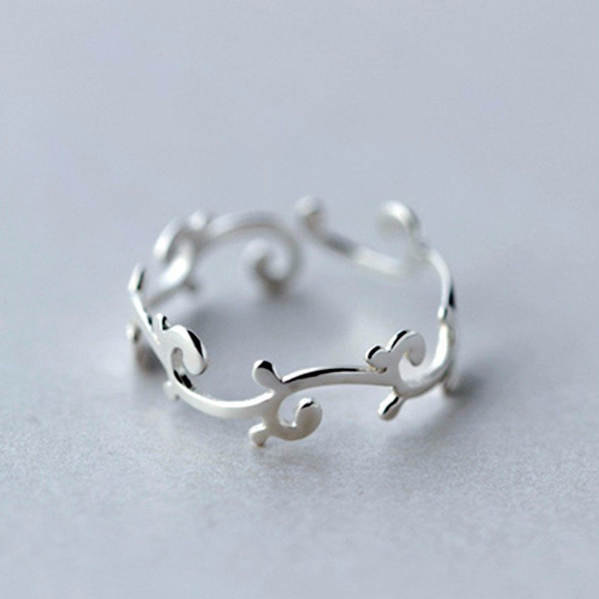 Sterling Silver Elvish Adjustable Toe Ring - 925 - FeetyWeety
