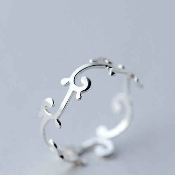 Sterling Silver Elvish Adjustable Toe Ring - 925 - FeetyWeety