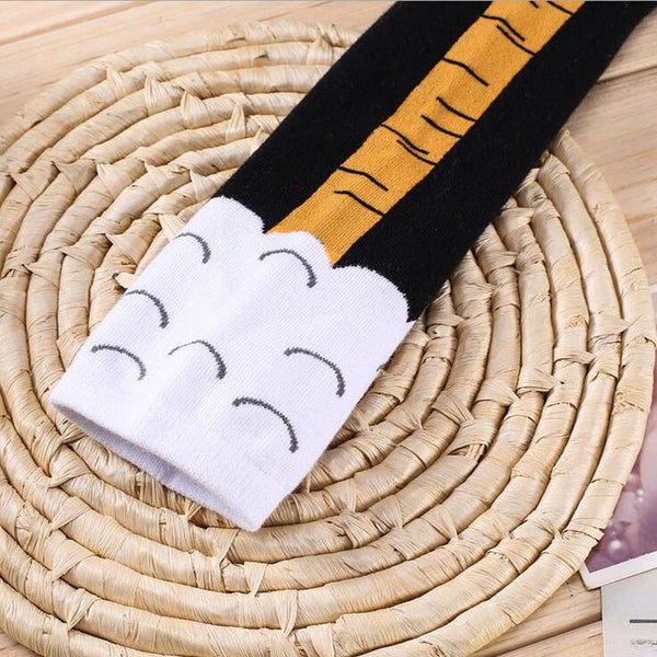 Chicken Legs High Knee Ladies' Socks - FeetyWeety