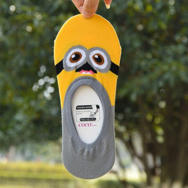 Ladies' Invisible Minions Ankle Socks - 5 Variants - FeetyWeety
