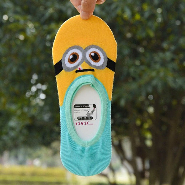 Ladies' Invisible Minions Ankle Socks - 5 Variants - FeetyWeety