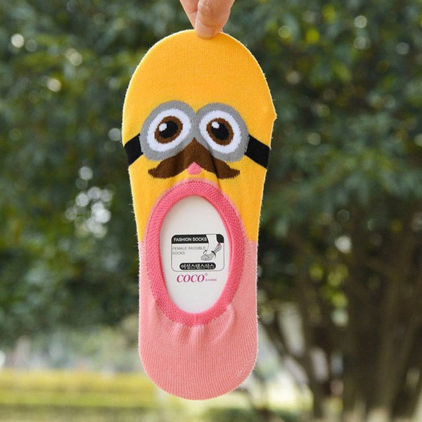 Ladies' Invisible Minions Ankle Socks - 5 Variants - FeetyWeety