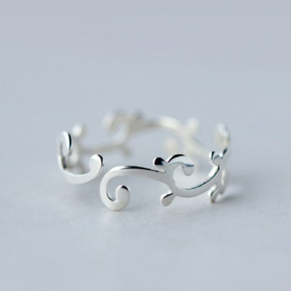 Sterling Silver Elvish Adjustable Toe Ring - 925 - FeetyWeety