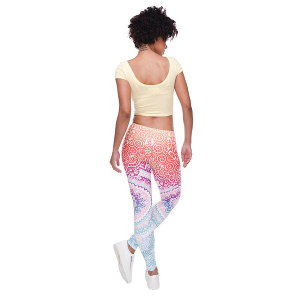 Full Body Sculpting Bohemian Ladies' Leggings - 7 Variants - FeetyWeety