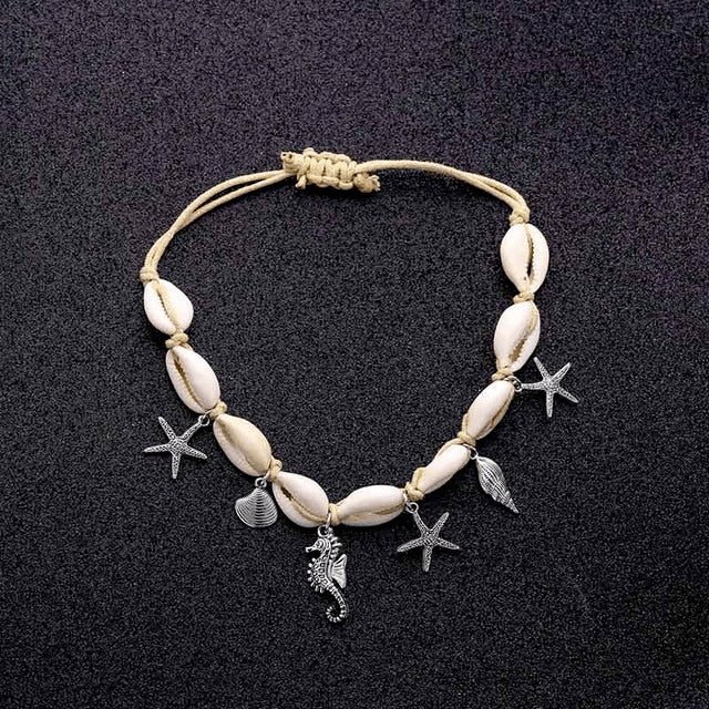 Fish Are Friends Handmade Rope Anklet - 6 Variants - FeetyWeety