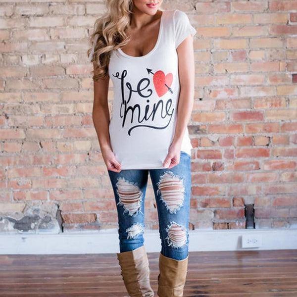 Be Mine Letter Top