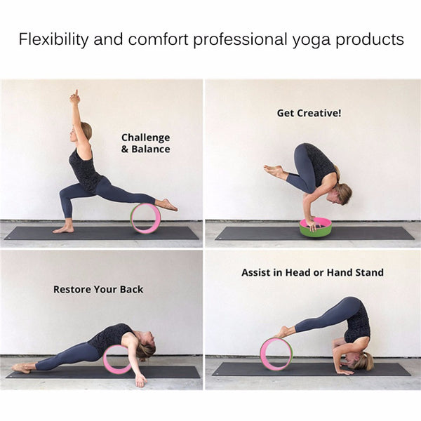 13 Inch Yoga Wheel Waist Shape