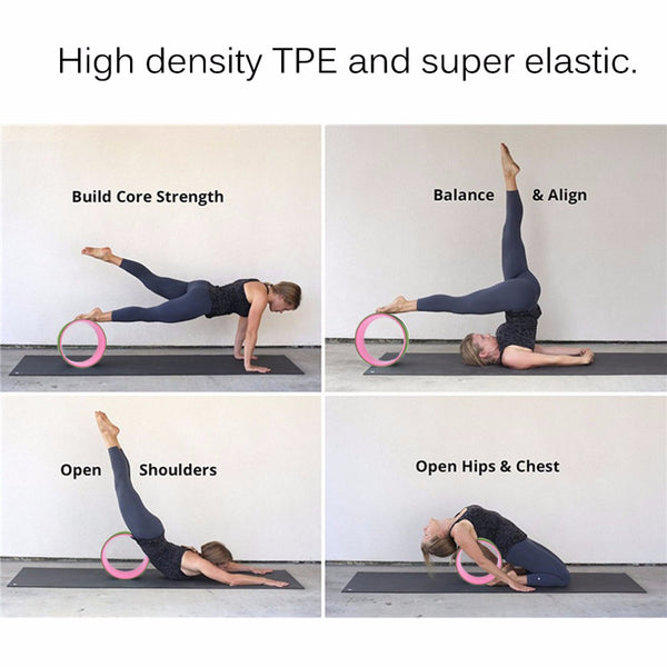 13 Inch Yoga Wheel Waist Shape