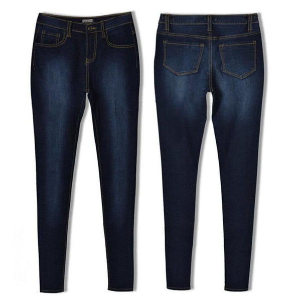 High Waist Stretch Casual Denim Skinny Jeans