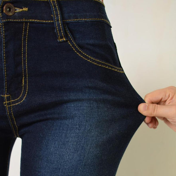 High Waist Stretch Casual Denim Skinny Jeans