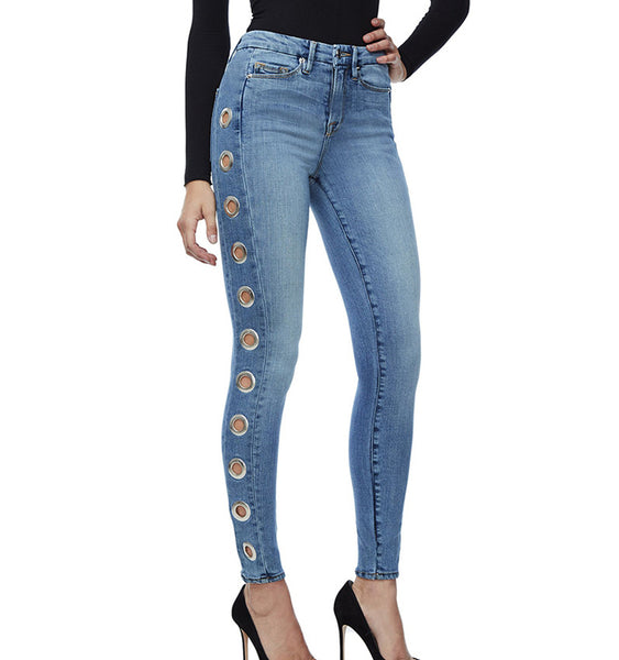New Round Side Pencil Jeans