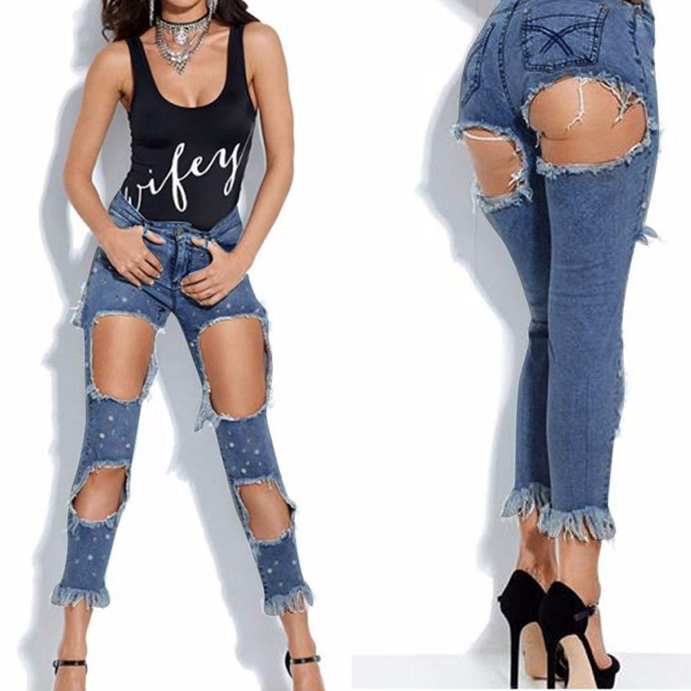 Girl You Got It Rip Denim Jeans