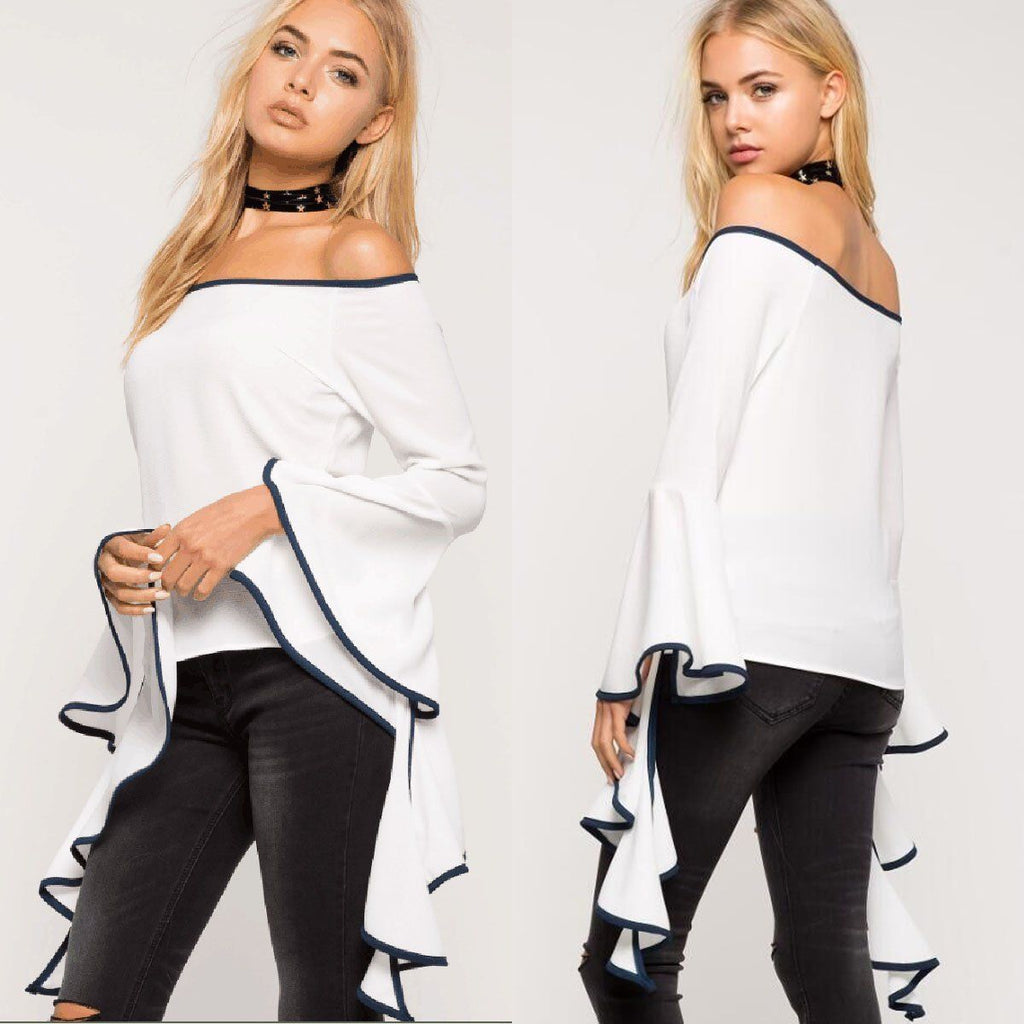 Own It Girl Boardwalk Off Shoulder Top