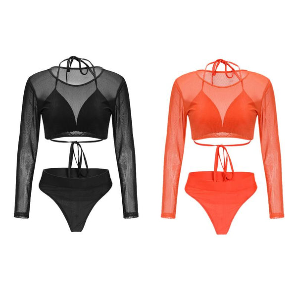 Who's That Girl 3-Piece Swimsuit