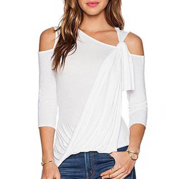 Summer Loose Off Shoulder Casual Tops