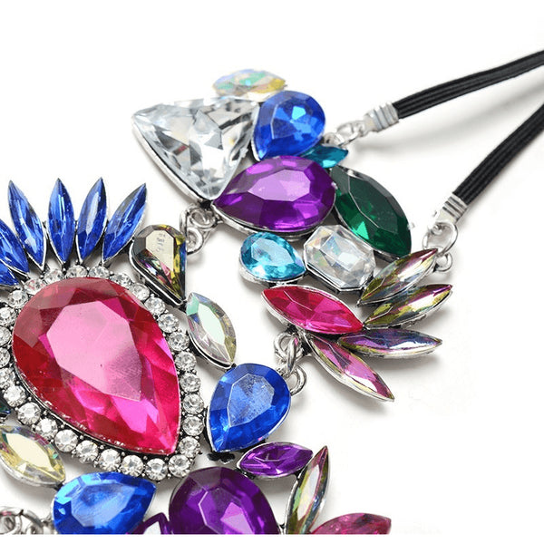 Dark Princess Full Crystal Rhinestone Anklet - FeetyWeety