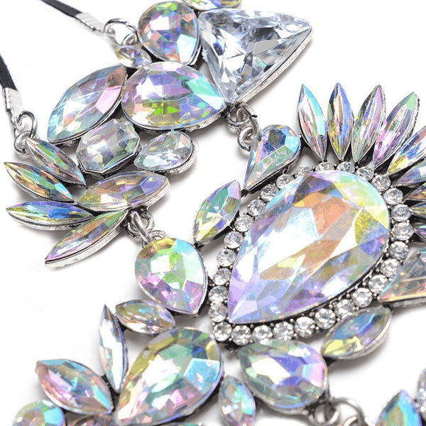 Dark Princess Full Crystal Rhinestone Anklet - FeetyWeety