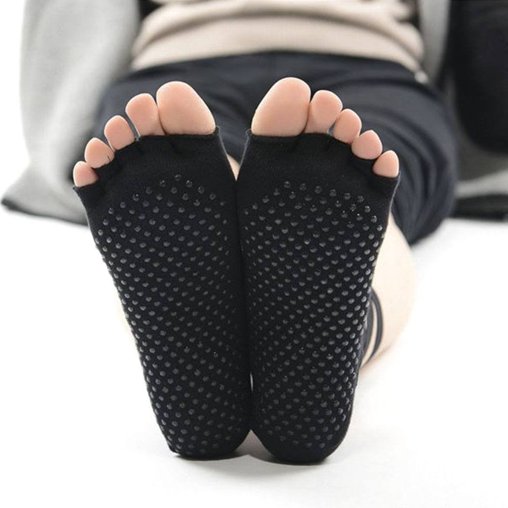 Ladies' Gym & Yoga Organic Cotton Socks - 2 Variants - FeetyWeety