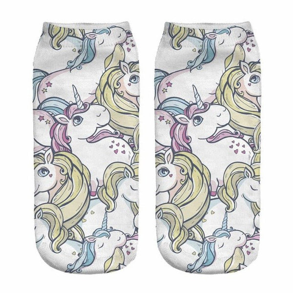 Ladies' Ultimate Fluffy Unicorn Collection Socks - 18 Variants - FeetyWeety