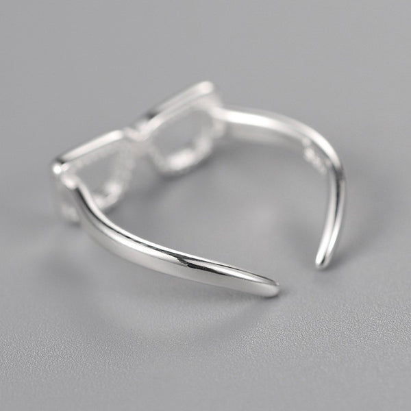 Sterling Silver 'Le Me' Glasses Toe Ring - 925 - FeetyWeety