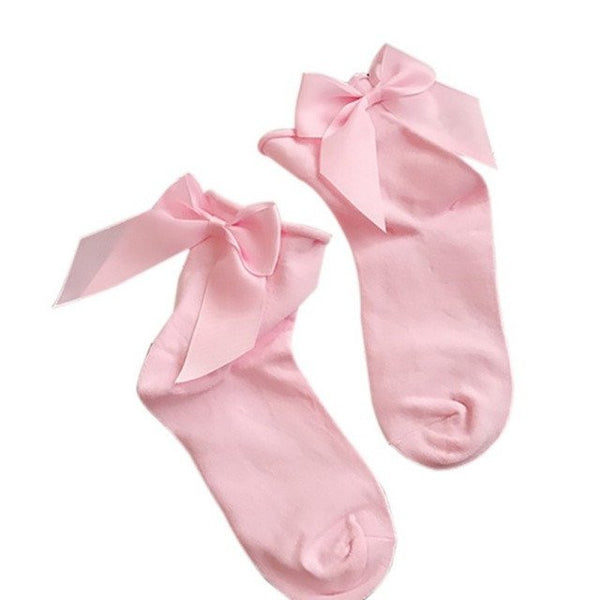 Ladies' Velvet Ribbon Tutu Ankle Socks - 21 Variants - FeetyWeety