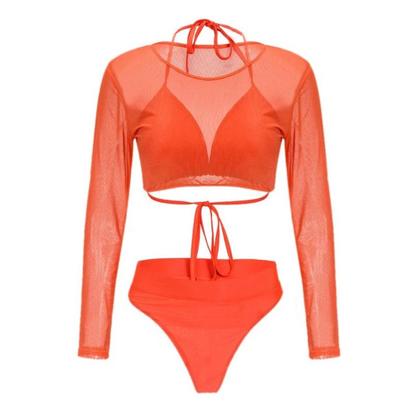 Who's That Girl 3-Piece Swimsuit
